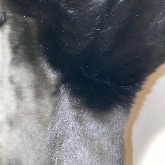 H&M Size 4 Black Teddy Jacket Luxurious Fluffy Faux Fur - Picture 10 of 16